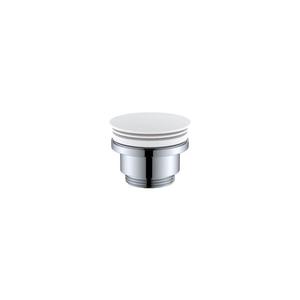 BATH DELUXE BATH DELUXE 33-004-05-01-04 - Umyvadlová výpusť RODBY pr. 6, 6 cm bílá obraz