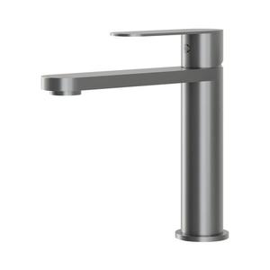 BATH DELUXE BATH DELUXE 28-017-02-73-02 - Umyvadlová baterie TARNBY 17, 3 cm práškově šedá obraz