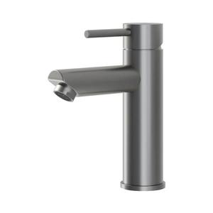 BATH DELUXE BATH DELUXE 28-017-03-73-02 - Umyvadlová baterie RINGSTED 17, 8 cm práškově šedá obraz