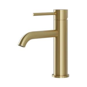 BATH DELUXE BATH DELUXE 28-018-01-70-02 -Umyvadlová baterie SOVANG 18, 3 cm kartáčovaná mosaz obraz
