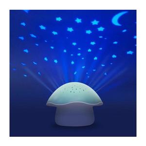 Pabobo PABOBO - Projektor s melodií STAR MUSHROOM 3xAA modrá obraz