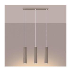 Brilagi Brilagi - Lustr na lanku CRESTO 3xGU10/10W/230V taupe obraz