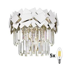 Brilagi Brilagi - LED Křišťálové stropní svítidlo MIRAGE 5xE14/40W/230V obraz
