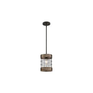 Westinghouse Westinghouse 61180 - Lustr na lanku LANGSTON 1xE27/60W/230V borovice obraz