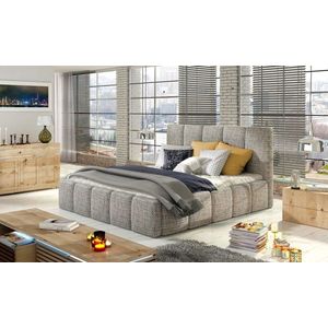 Postel Edvige + Dřevěný rám + plynový výtah + kontejner 180x200 obraz