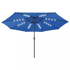 Zahradní slunečník s LED světly Ø 400 cm Dekorhome obraz