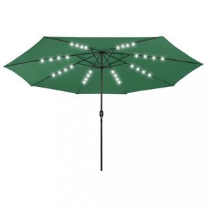 Zahradní slunečník s LED světly Ø 400 cm Dekorhome obraz