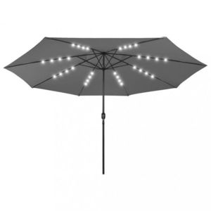 Zahradní slunečník s LED světly Ø 400 cm Dekorhome obraz
