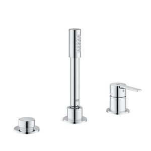 GROHE Lineare Baterie na okraj vany, 3-otvorová instalace, chrom 19965001 obraz