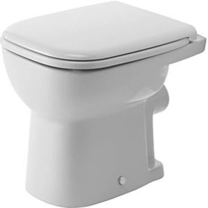 DURAVIT D-Code Stojící WC, ploché splachování, zadní odpad, bílá 21090900002 obraz