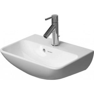 DURAVIT ME by Starck Umývátko 45x32 cm, s přepadem, s otvorem pro baterii, bílá 0719450000 obraz