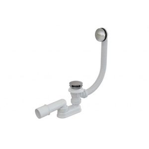 RAVAK Odtokové systémy Vanová odtoková a přepadová souprava, délka 570 mm, ClickClack, chrom X01377 obraz