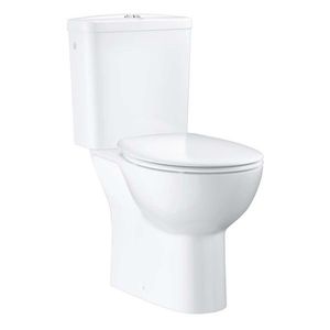 GROHE Bau Ceramic WC kombi set s nádržkou a sedátkem softclose, rimless, alpská bílá 39496000 obraz