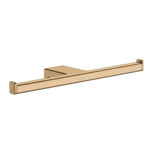 HANSGROHE AddStoris Držák toaletního papíru dvojitý, kartáčovaný bronz 41748140 obraz