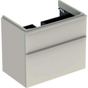 GEBERIT Smyle Square Umyvadlová skříňka, 73x47x62 cm, 2 zásuvky, pískově šedá 500.353.JL.1 obraz