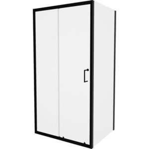 MEXEN/S Apia sprchový kout obdélník 135x80, transparent, černá 840-135-080-70-00 obraz