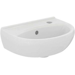 IDEAL STANDARD Alpha Umývátko 40 cm, s přepadem, otvor pro baterii, bílá R027501 obraz