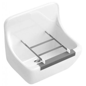 VILLEROY & BOCH O.novo Závěsná výlevka 46x35 cm, alpská bílá 69120101 obraz