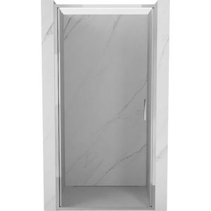 MEXEN Exo sprchové dveře křídlové 85 cm, transparent, chrom 817-085-000-01-00 obraz