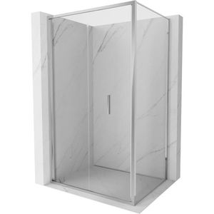 MEXEN/S Exo sprchový kout skládací dveře 100 x 85 cm, transparent, chrom 816-100-085-01-00 obraz