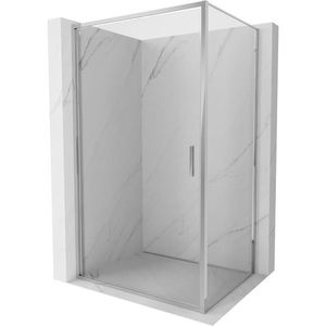 MEXEN/S Exo sprchový kout dveře křídlové 85 x 80 cm, transparent, chrom 817-085-080-01-00 obraz