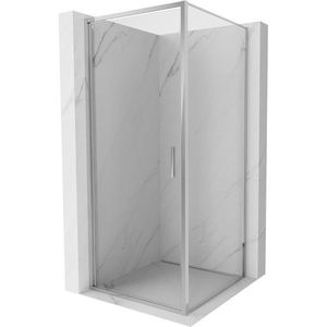 MEXEN/S Exo sprchový kout dveře křídlové 85 x 85 cm, transparent, chrom 817-085-085-01-00 obraz