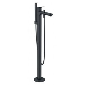 DURAVIT Wave Vanová baterie do podlahy, matná černá WA5250000046 obraz