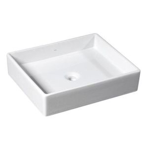 ISVEA PURITY keramické umyvadlo na desku, 50x42cm, bílá 10PL66050 obraz
