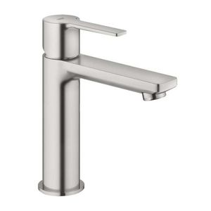 GROHE Lineare Umyvadlová baterie s výpustí Push-Open, supersteel 23106DC1 obraz