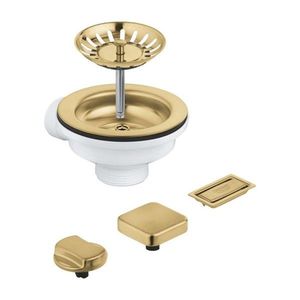 GROHE Odtokové soupravy Odtoková souprava pro dřez, kartáčovaný Cool Sunrise 40996GN0 obraz