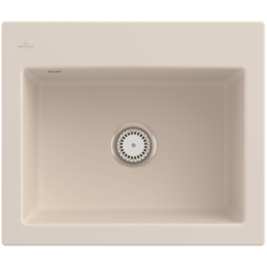 Keramický dřez Villeroy & Boch Subway 60 S, 330901FU, Ivory 330901FU obraz