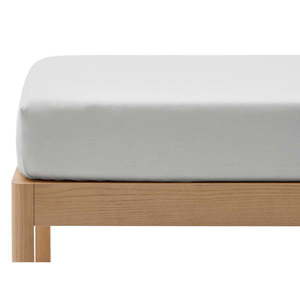 Bílé napínací prostěradlo z bavlněného perkálu 70x140 cm Fleno – Kave Home obraz