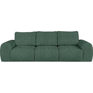 Zelená pohovka z textilie bouclé 287 cm Mirel – Rodier obraz