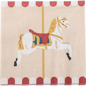Papírové ubrousky v sadě 20 ks 33x33 cm Merry-go-round – Bloomingville obraz