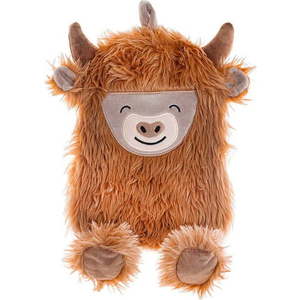 Hnědý termofor z mikroplyše 700 ml Highland Cow – Sass & Belle obraz