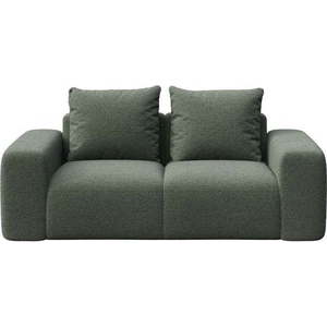 Zelená pohovka z textilie bouclé 212 cm Monce – Rodier obraz