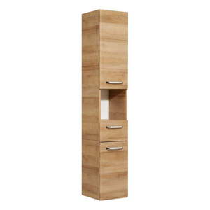 Koupelnová skříňka v dekoru dubu v přírodní barvě 168x30 cm Quickset 318 – Pelipal obraz