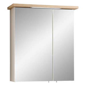 Krémová/v přírodní barvě koupelnová skříňka v dekoru dubu 60x72 cm Quickset 966 – Pelipal obraz