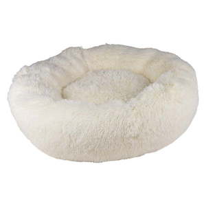 Krémový pelíšek pro psa ø 75 cm Fluffy – Love Story obraz