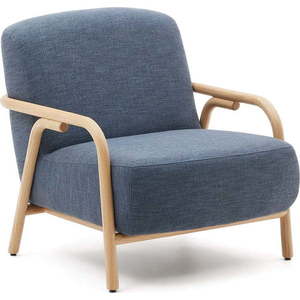 Modré křeslo Sylo – Kave Home obraz