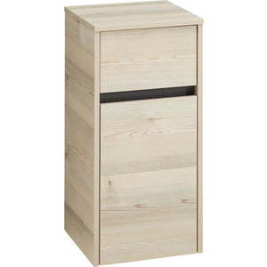 Nízká/závěsná koupelnová skříňka v dekoru borovice v přírodní barvě 72x35 cm Quickset 393 – Pelipal obraz