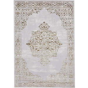 Koberec ve světle šedo-zlaté barvě 120x170 cm Artemis – Think Rugs obraz