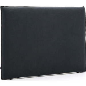 Antracitové čalouněné čelo postele 180x118 cm Jaira – Kave Home obraz