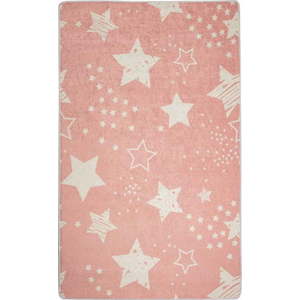 Dětský koberec Pink Stars, 100 x 160 cm obraz