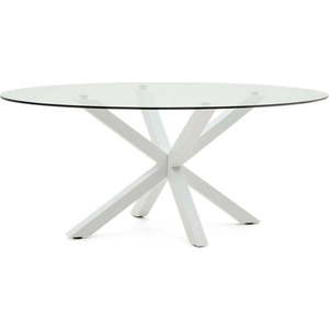 Jídelní stůl se skleněnou deskou 100x200 cm Argo – Kave Home obraz