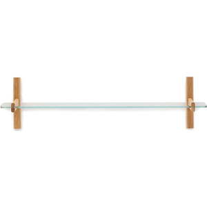 Skleněný modulární policový systém v přírodní barvě 110x28x30, 5 cm Sitra – Kave Home obraz