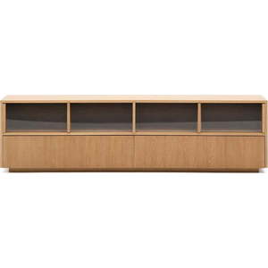 TV stolek v dekoru dubu v přírodní barvě 200x54x40 cm Helvine – Kave Home obraz