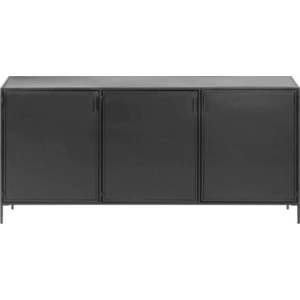 Černá ocelová komoda 160x72x35 cm Shantay – Kave Home obraz