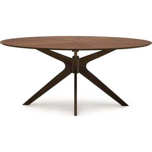 Jídelní stůl s deskou v dekoru ořechového dřeva 110x180 cm Naanim – Kave Home obraz