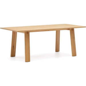 Rozkládací jídelní stůl s přídavnou deskou s deskou v dubovém dekoru 95x200 cm Arlen – Kave Home obraz